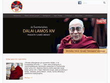 Tablet Screenshot of freetibet.lt